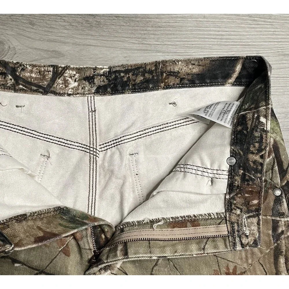 Wrangler Pro Gear Realtree AP Camo Cargo Jeans Hunting Pants PG090AP Men's 34x30